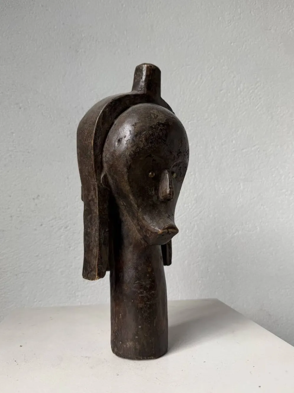 Tête de reliquaire africaine Fang