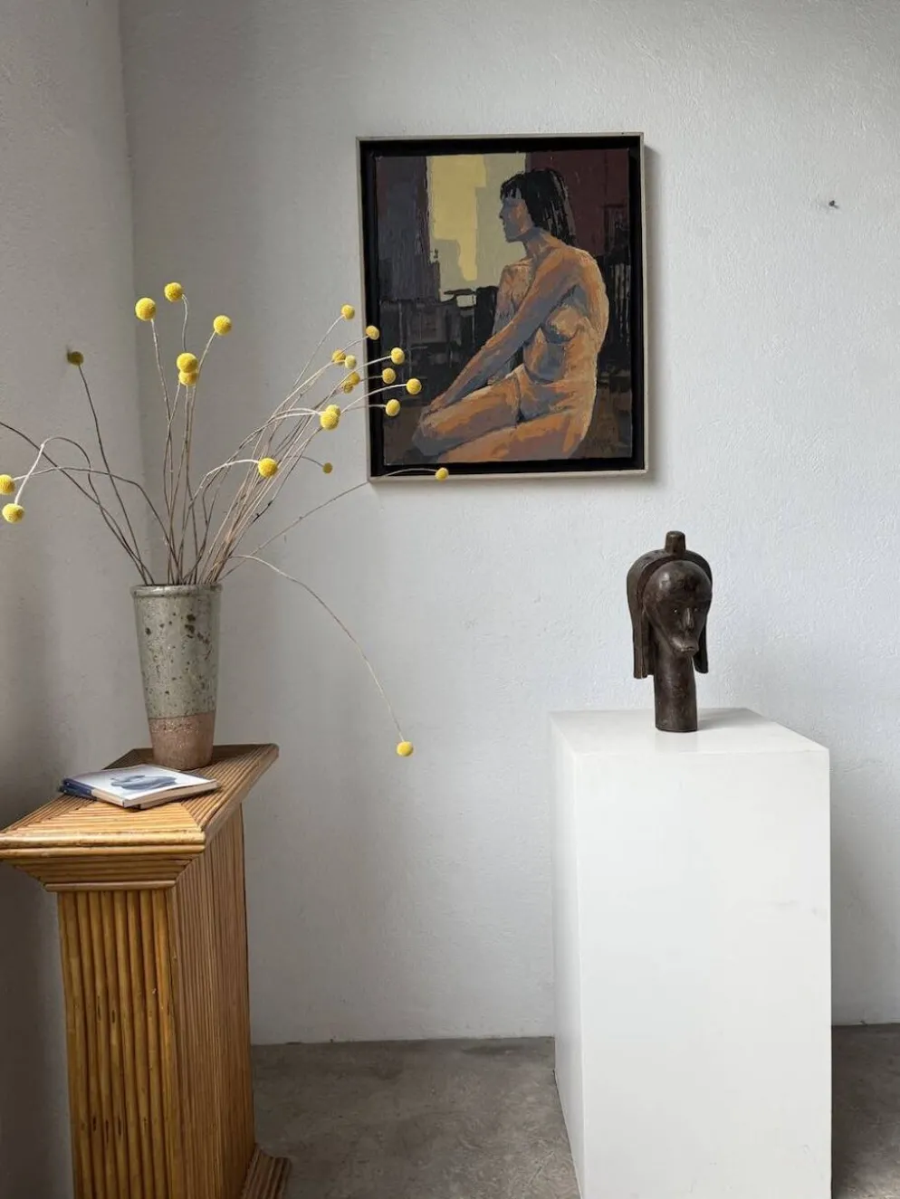 Tête de reliquaire africaine Fang