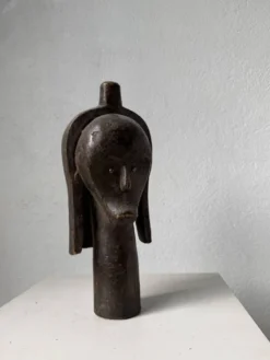 Tête de reliquaire africaine Fang