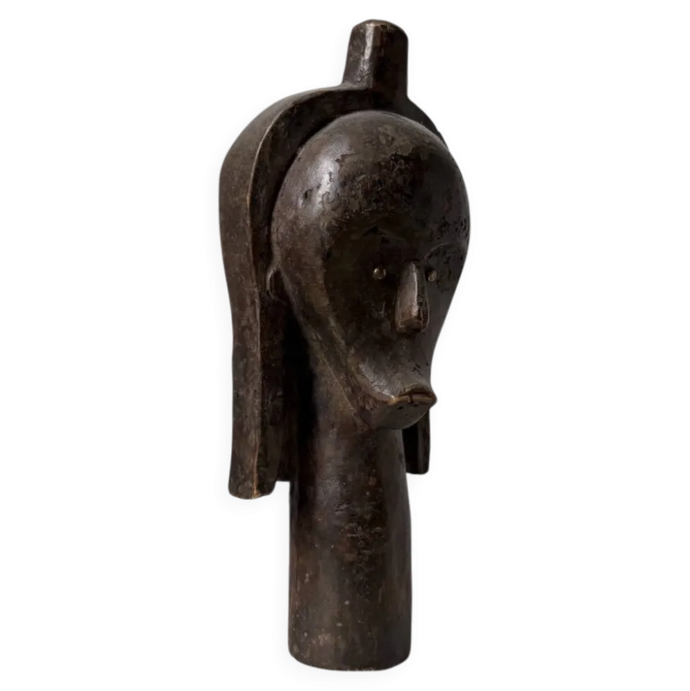 Tête de reliquaire africaine Fang