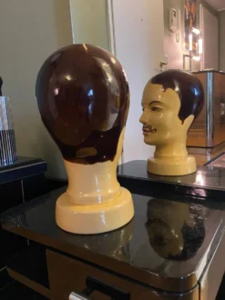 Tête d'exposition en poterie ouest-allemande par Scheurich modèle 701