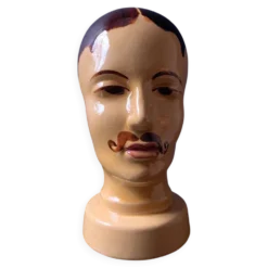 Tête d'exposition en poterie ouest-allemande par Scheurich modèle 701