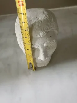 Tête d'homme en plâtre