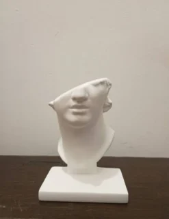 Tête en plâtre