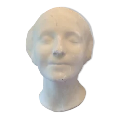 Tête en plâtre