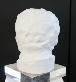 Tête en plâtre, années 70