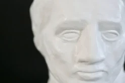Tête en plâtre, années 70