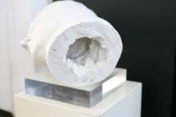 Tête en plâtre, années 70