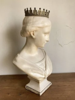 Tête en plâtre dite de Wicar, Italie Renaissante 17e musée du Louvre