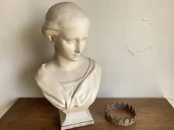 Tête en plâtre dite de Wicar, Italie Renaissante 17e musée du Louvre