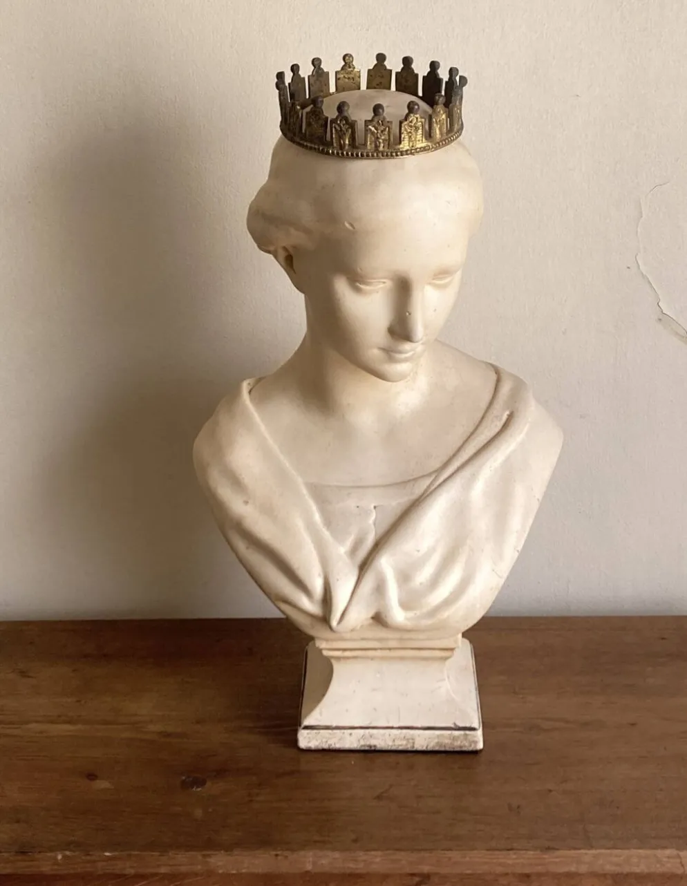 Tête en plâtre dite de Wicar, Italie Renaissante 17e musée du Louvre