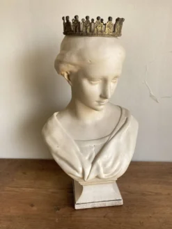 Tête en plâtre dite de Wicar, Italie Renaissante 17e musée du Louvre