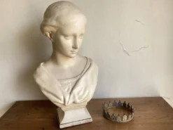 Tête en plâtre dite de Wicar, Italie Renaissante 17e musée du Louvre