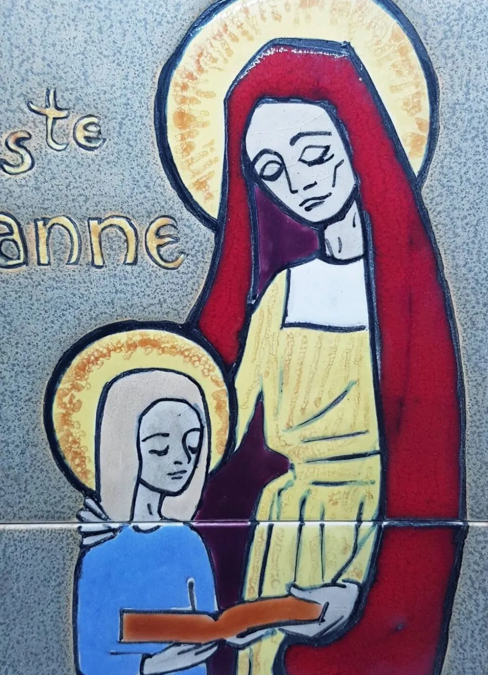 Tuiles montées Sainte Anne - Jeanne Lévêque