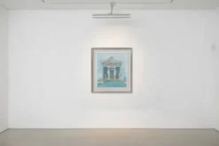 Unique et Exclusif Peinture-Mosaïque Matériau avec Relief "Le Trésor de Sifno"