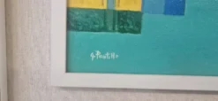 Unique et Exclusif Peinture-Mosaïque Matériau avec Relief 