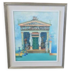 Unique et Exclusif Peinture-Mosaïque Matériau avec Relief 