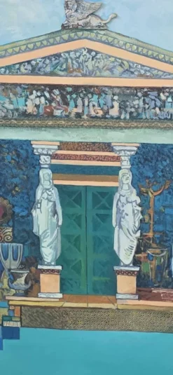 Unique et Exclusif Peinture-Mosaïque Matériau avec Relief 