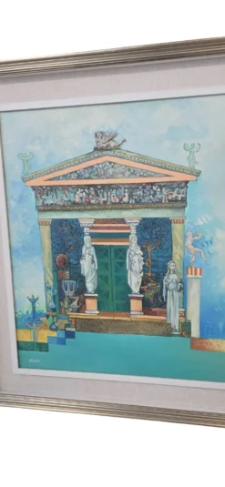 Unique et Exclusif Peinture-Mosaïque Matériau avec Relief 