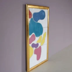 Œuvre d'art en céramique encadrée des années 1990 par Jan Snoeck, Pays-Bas