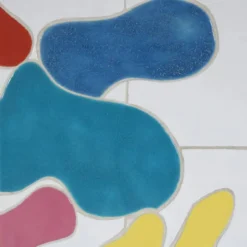 Œuvre d'art en céramique encadrée des années 1990 par Jan Snoeck, Pays-Bas