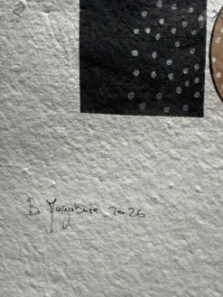 Œuvre originale "Résonance" – Technique mixte sur papier