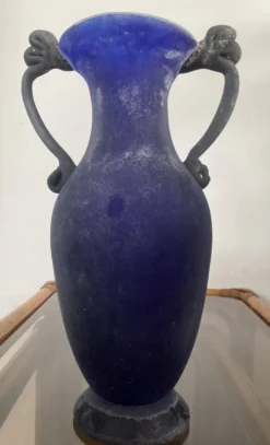 Vase amphore scavo en verre de Murano
