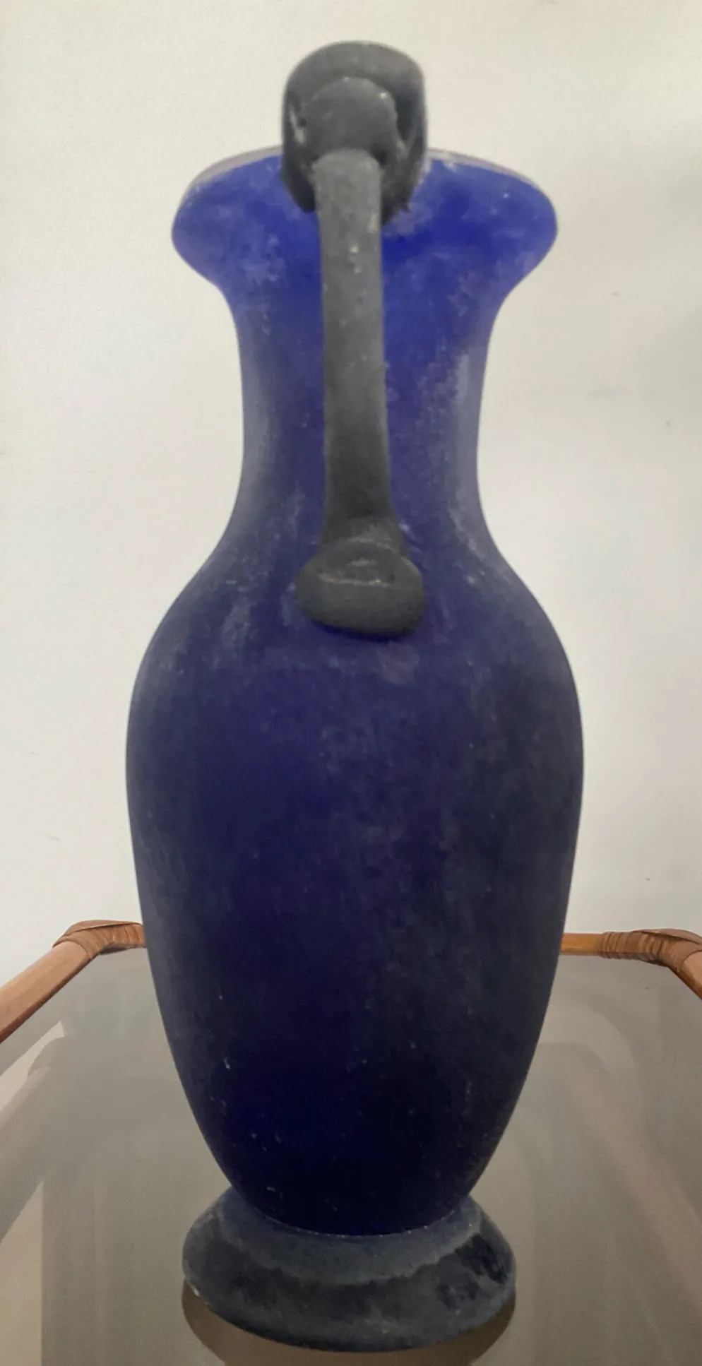 Vase amphore scavo en verre de Murano