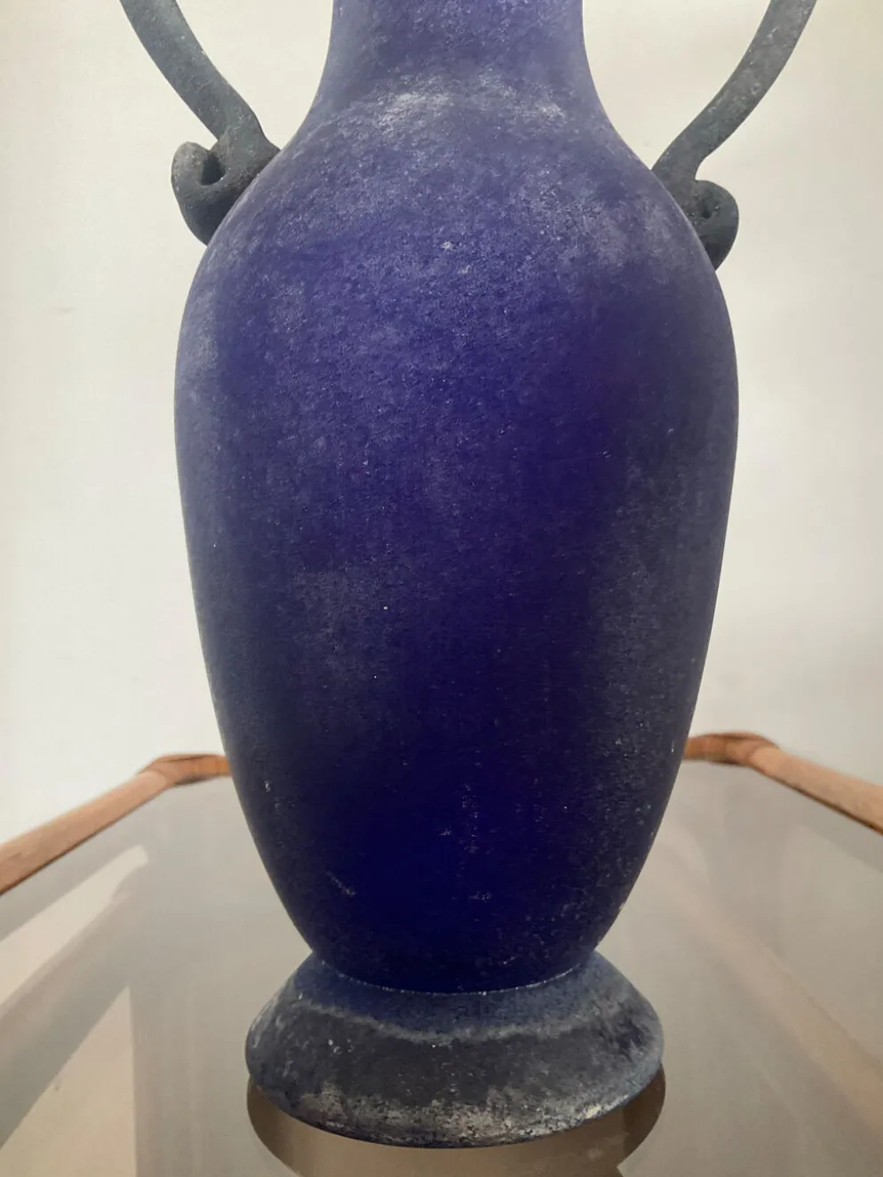 Vase amphore scavo en verre de Murano