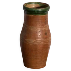 Vase ancien en céramique vernissée – Europe centrale, vers 1920