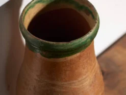 Vase ancien en céramique vernissée – Europe centrale, vers 1920
