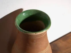 Vase ancien en céramique vernissée – Europe centrale, vers 1920
