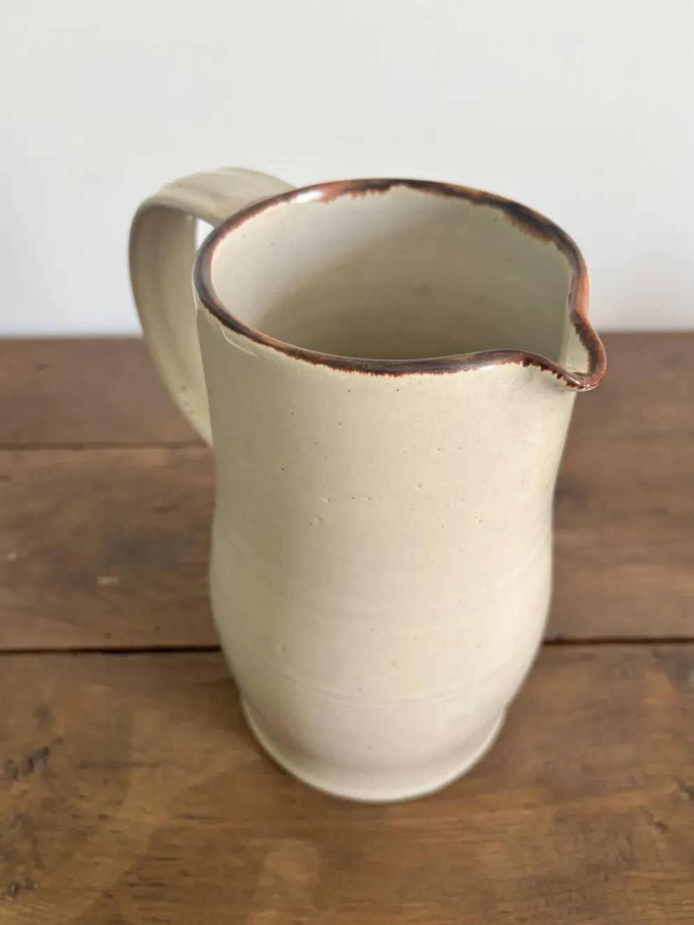 Vase ancienn en grès émaillé, marquée Arts Ceram Grand Feu
