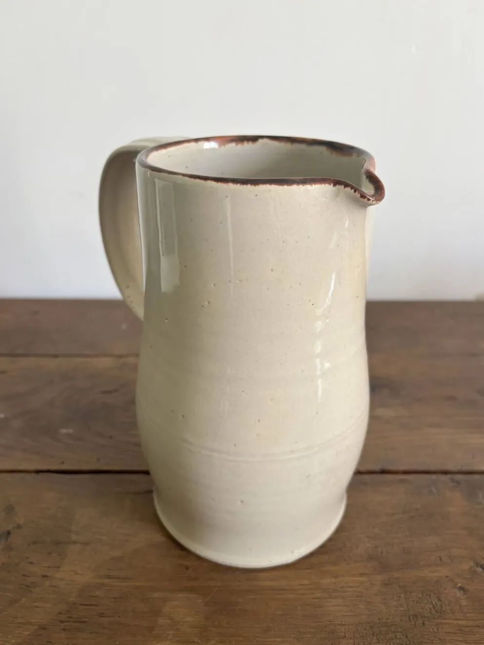 Vase ancienn en grès émaillé, marquée Arts Ceram Grand Feu
