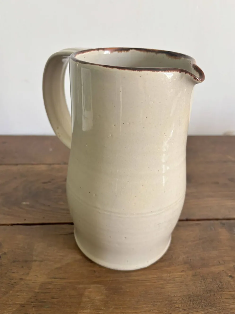 Vase ancienn en grès émaillé, marquée Arts Ceram Grand Feu