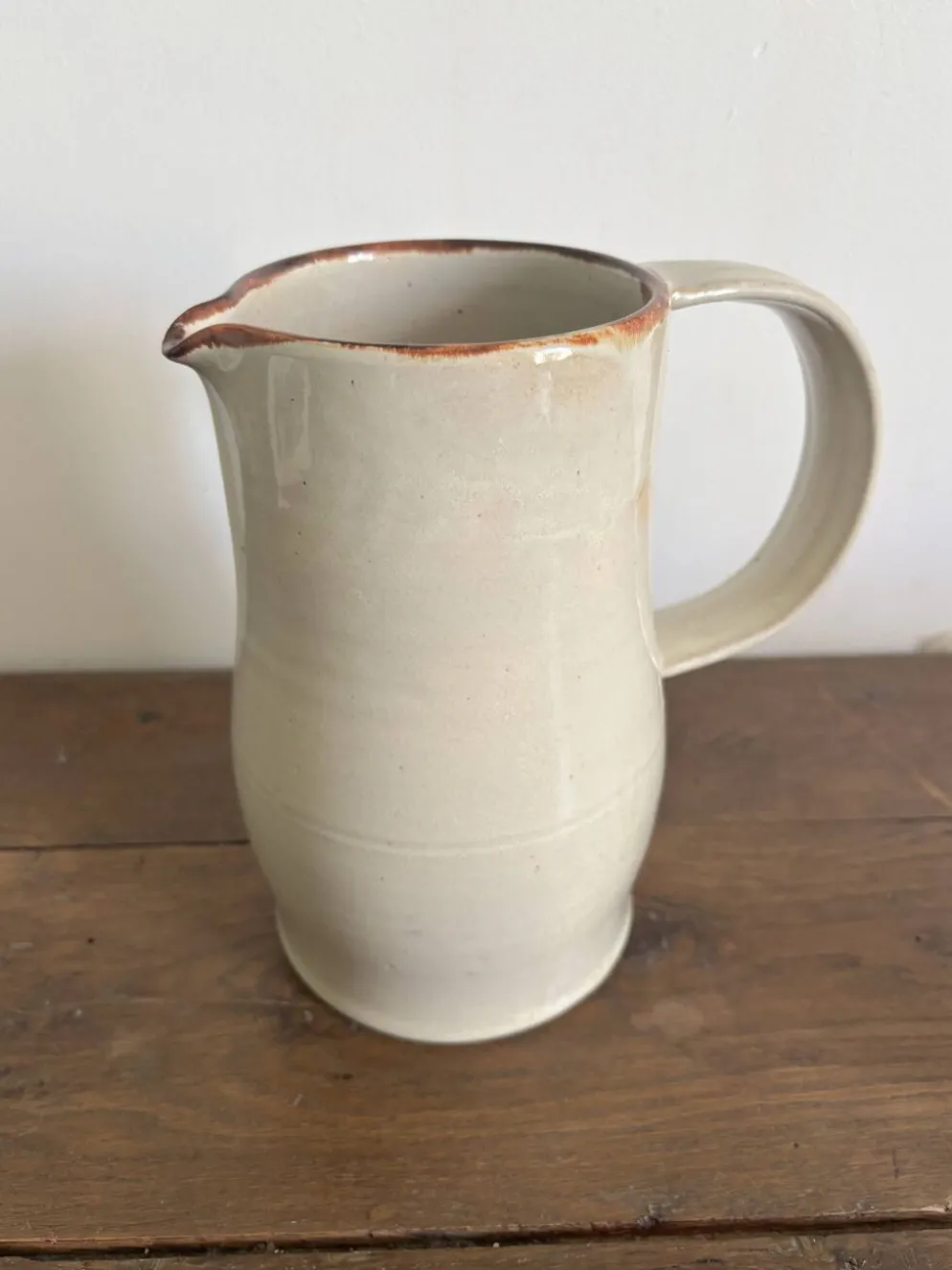 Vase ancienn en grès émaillé, marquée Arts Ceram Grand Feu