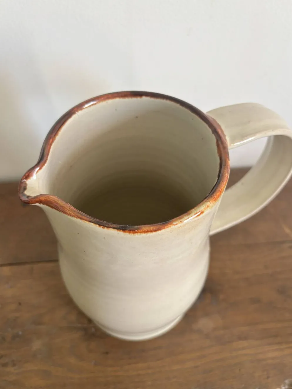 Vase ancienn en grès émaillé, marquée Arts Ceram Grand Feu
