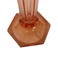Vase Art Déco Rosaline Rose VSL Luxval Américain 23 cm
