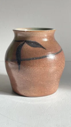 VASE Artisanal Signé Grès VINTAGE