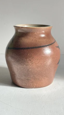 VASE Artisanal Signé Grès VINTAGE