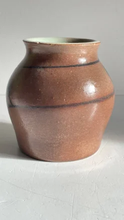 VASE Artisanal Signé Grès VINTAGE