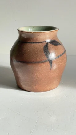 VASE Artisanal Signé Grès VINTAGE
