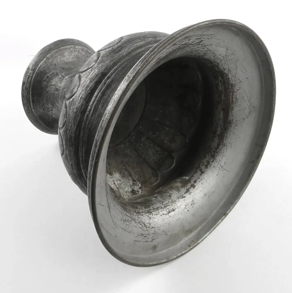 Vase, art nouveau, métal, Pologne, années 1950