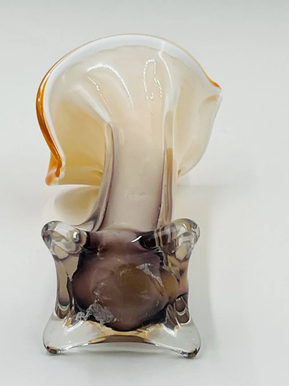 Vase Arum en verre de Murano