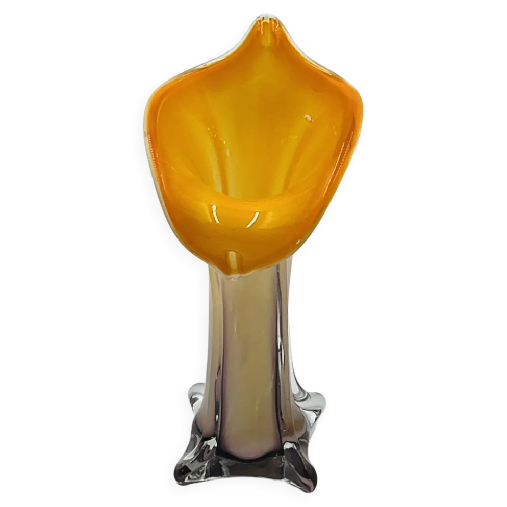 Vase Arum en verre de Murano