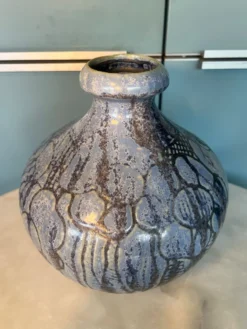 Vase boule art déco signé Roger Guérin