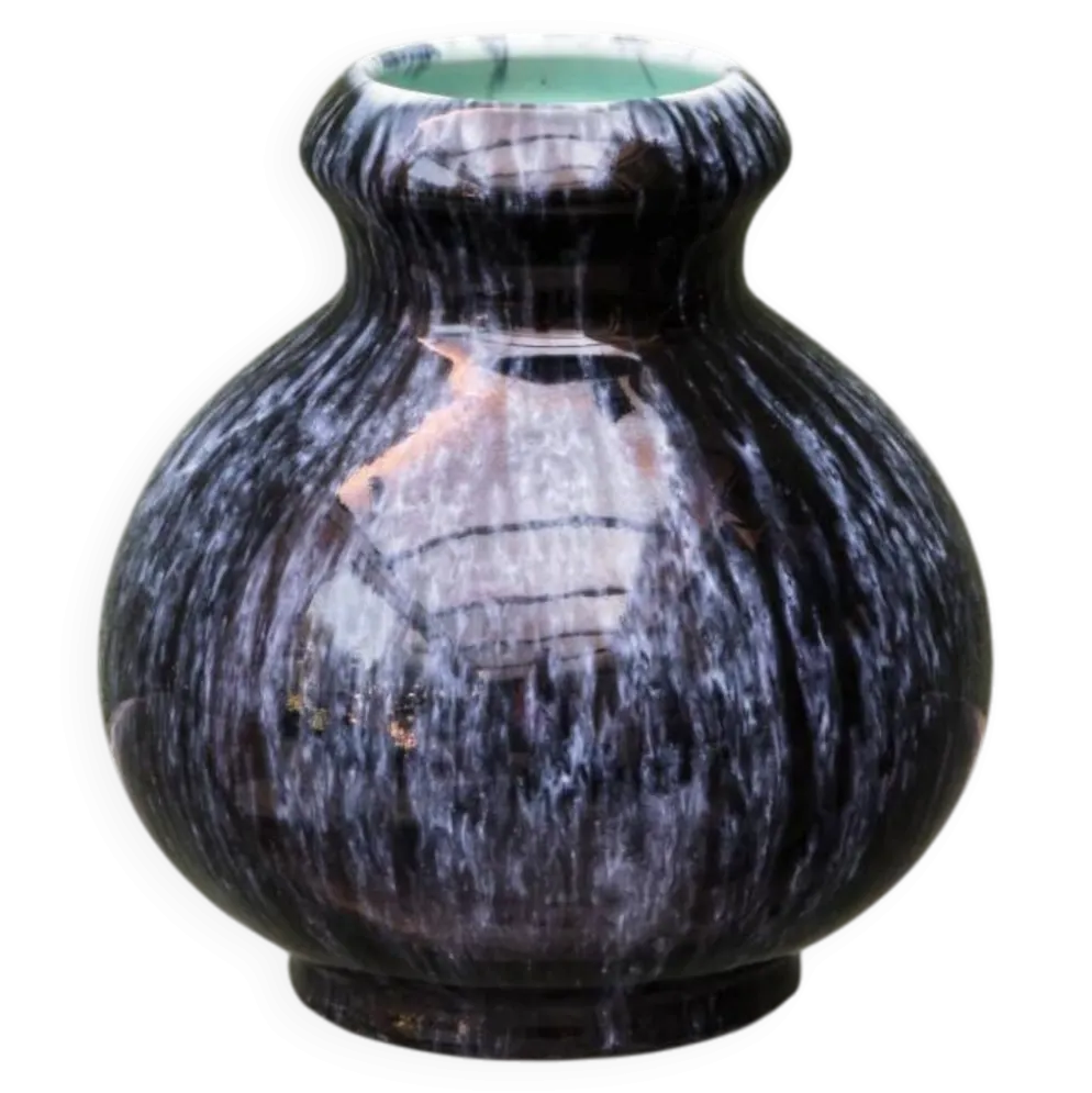 Vase boule Boch Frêres Keramis, art déco