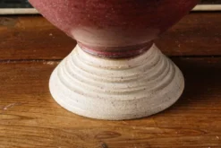 Vase boule scandinave en grés émaillé