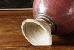 Vase boule scandinave en grés émaillé
