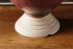 Vase boule scandinave en grés émaillé